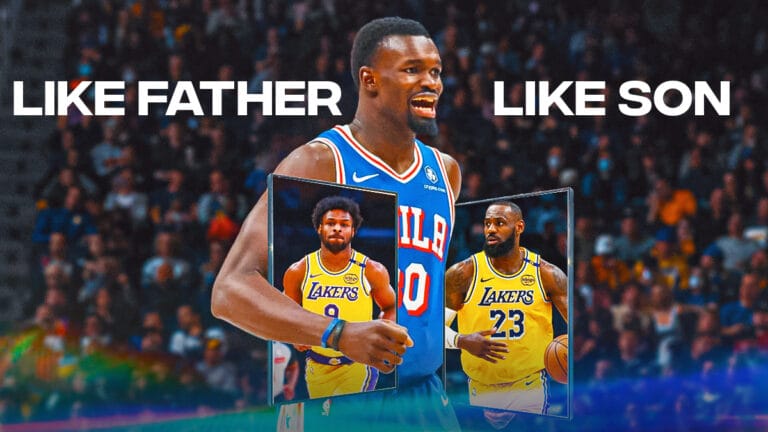 76ers Center Stuns Lebron, Bronny James Sa Feat. Decedes in making