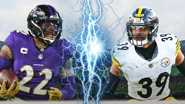 Derrick Henry’s little brother Minkah Fitzpatrick after a nasty Wild Card stiff arm