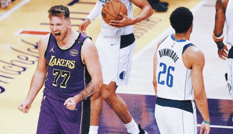 Triple-Double Guide Luka Doncic Lakers Past Mavs 107-99 In Game Post-Trade Revenge