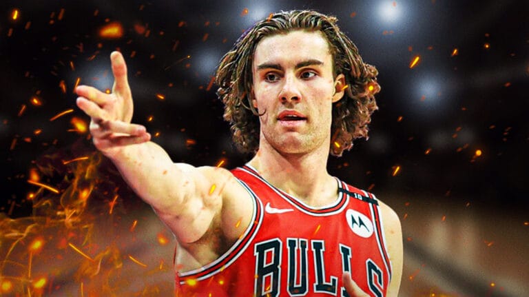 Josh Giddei reacts to historical performance compared to 76ers