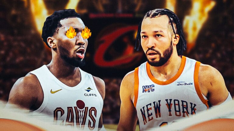 Cavs’ Donovan Mitchell gives to the wedges with their flowers despite the rivalry of playoffs