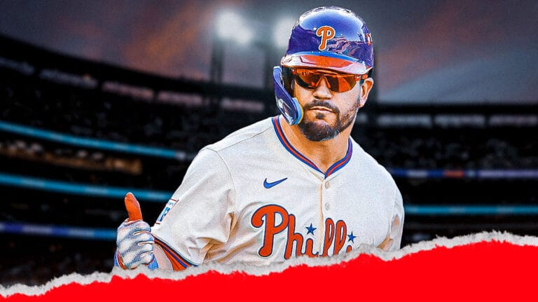 Phillies’ Kyle Schwarber gets 100% real about playing the first base in spring training