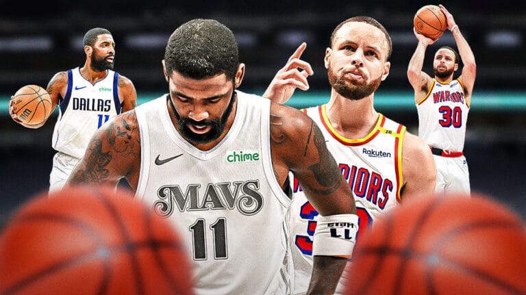 Kirie Irving, Stephen Curri Sound Off on Epic Mavericks-Warriors Duel