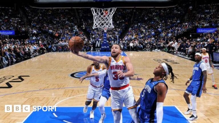 NBA: Stephen Curri Hits 12 triple shipments for Golden State Warriors at the best season vs. Orlando Magic