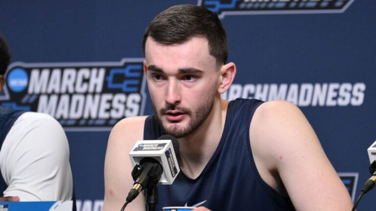 Uconn Star Alek Karaban’s tear gas reaction to Florida loss in question is the future