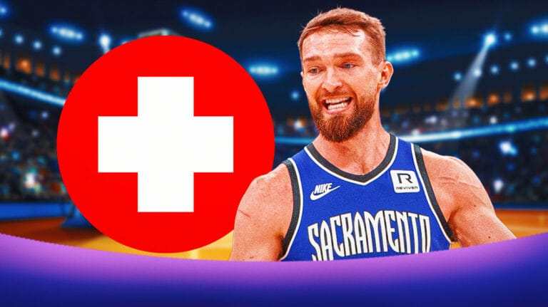 Kings’ Domantas Sabonis upgraded to report on injury in relation to Celtics