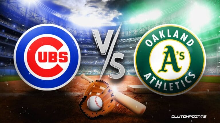 CUBS VS ATLETICS Prediction, odds, dialing