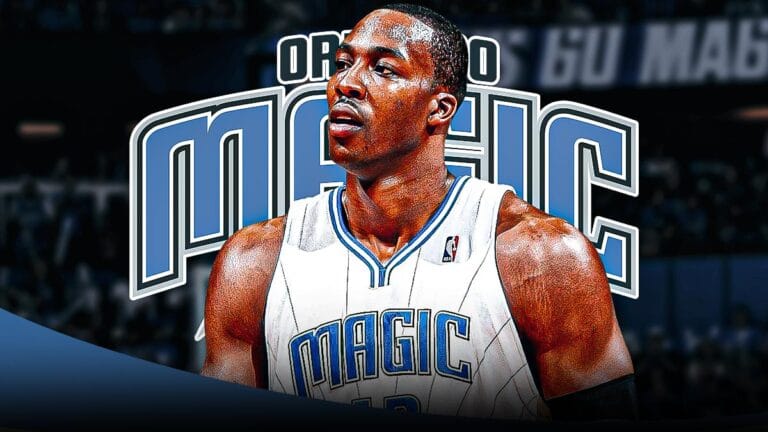 Dwight Howard Pencil Emotional post After induction Magic Hof