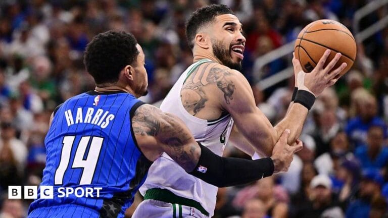 NBA PLAY-OF: Boston Celtics defeated Orlando Magic 107-98 to take a 3-1 mill