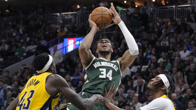 Bucks’ Giannis Antetokounpo is full of entrance to Gary Trent Jr.’s Big Game vs Pacers
