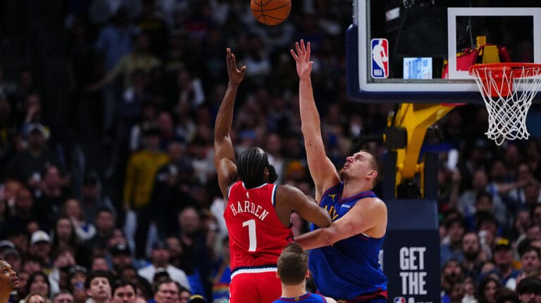 Why even James Harden had to laugh at clippers who smoke a big guide vs. Nuggets