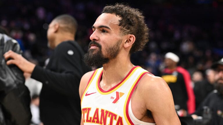Trae Young on Hawks Report for NBA Play-in Tournament vs. Magic