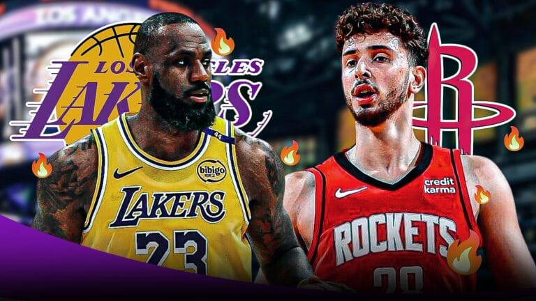 Lakers’ LeBron James calls a game with a crazy block on Altereren Sengun