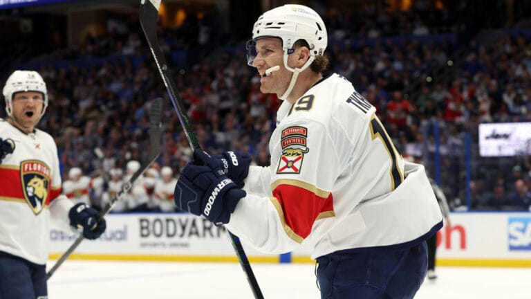 Panthers’ Matthew Tkachuk interrupts silence to return injury in game 1