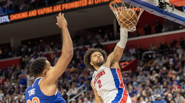 JB Bickerstaff clips also explodes from Cade Cunningham