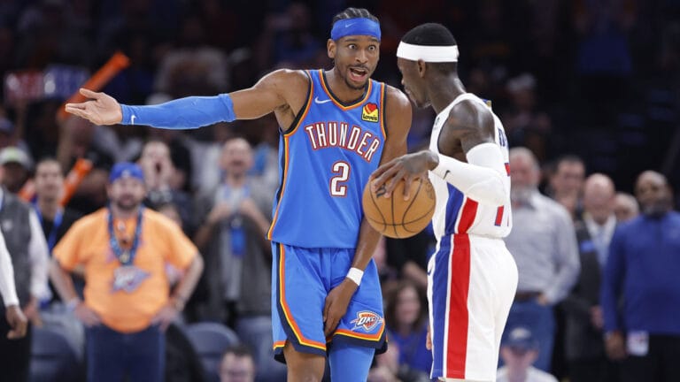 Carmelo Anthoni Drop Thunder’s Shai Gilgeous-Alexander-Dwiane Wade