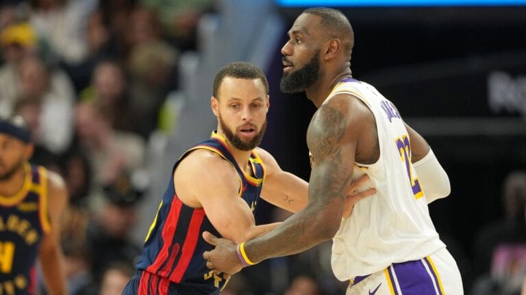 Lebron James-Stephen Curri Duel Sparks Buzz in the middle of Lakers vs. Warriors thriller