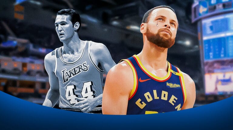 Stephen Curri Reaction Reacts to pass Jerry West at night in 52 points