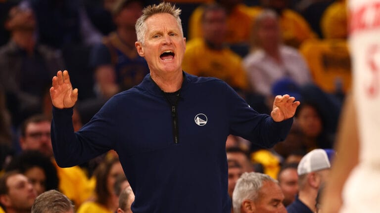 Warriors Steve Kerr Drops Microphone with wild baking Buddy Heyeld Friends After Game 4