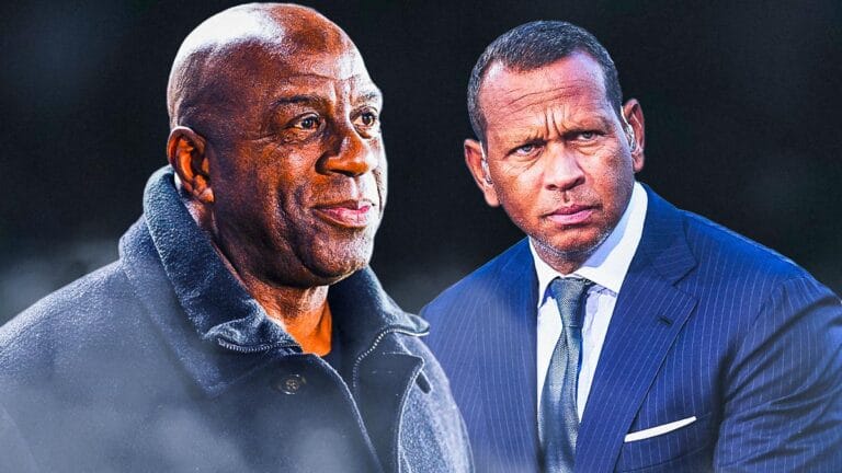 Magic Johnson celebrates Friends Alex Rodriguez to buy Timbervolves