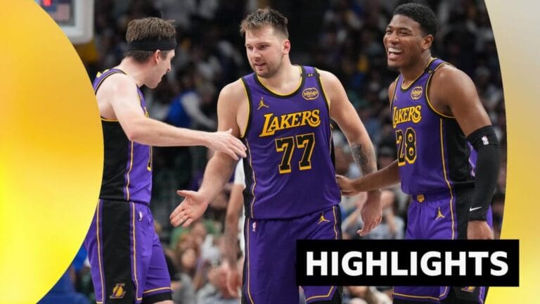 Luka Doncic: Slovenian results 45 for La Lakers in Dallas