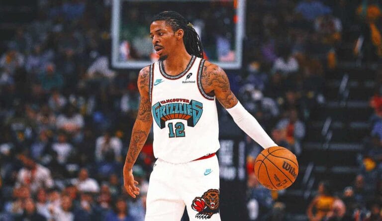 I Morant shrugs the shoulder of injury as Grizzlies Top Mavs to go to NBA playoffs