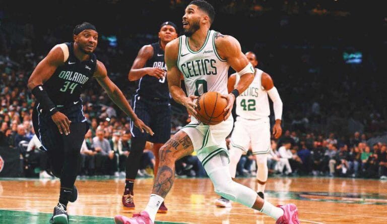 Jaison Tatum remains in hard fall as Celtics Close magic in the game 1