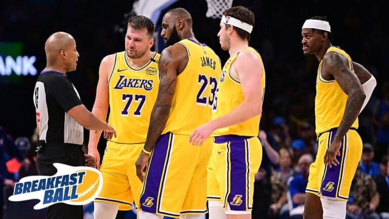 Can Luka Dončić, Lakers keep up with a thunderstorm in the playoffs? | Breakfast ball