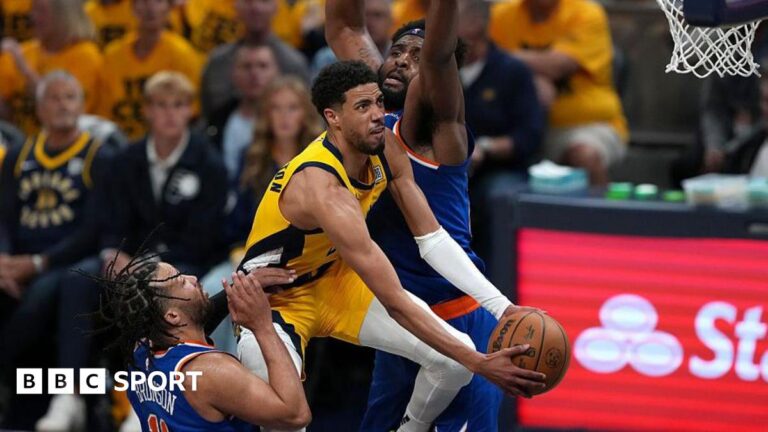 NBA PLAY-offs: Indiana Pacers 130-121 New York Knicks – Tires Haliburton Stars for Pacers