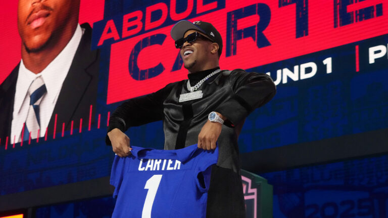 Abdul Carter gets the final number 11 PHIL SIMMS decisions