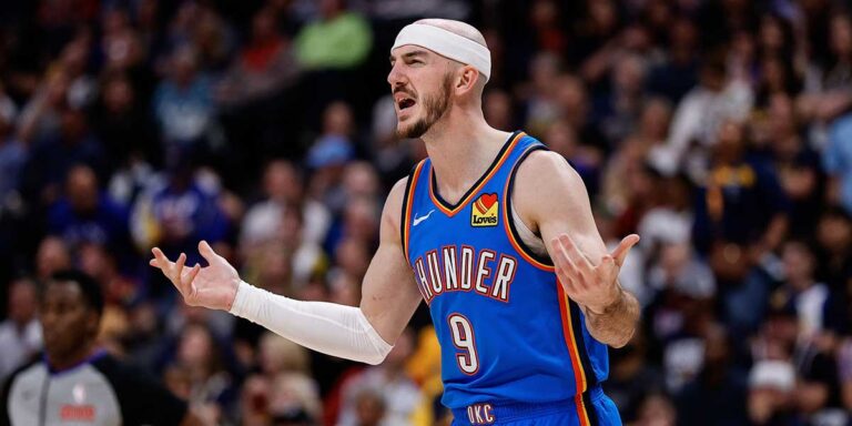 Thunder’s Alex Caruso is amazed by the Defense to Nikola Jokic