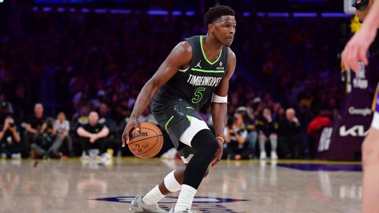 Anthoni Edwards shades Shannon Sharpe with ‘Vulves in 5’ KUIP after Lakers beating