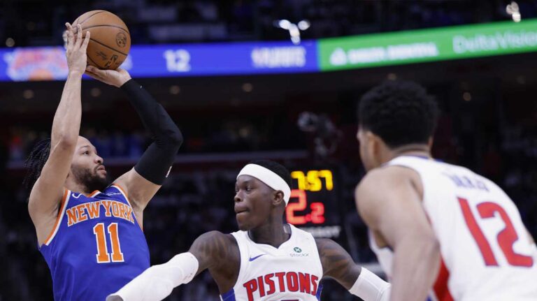 Jalen Brunson’s Bock 40-Burger, the winner of the game sends packing piston