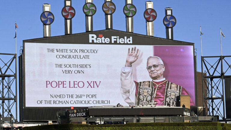 Chicago Fandom in Chicago Pope Lea XIV caught up on the camera during the 2005 World Series. Years