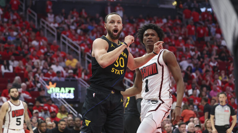 Stephen Curry earned a “Petti King” label for the game 7 postgame fit