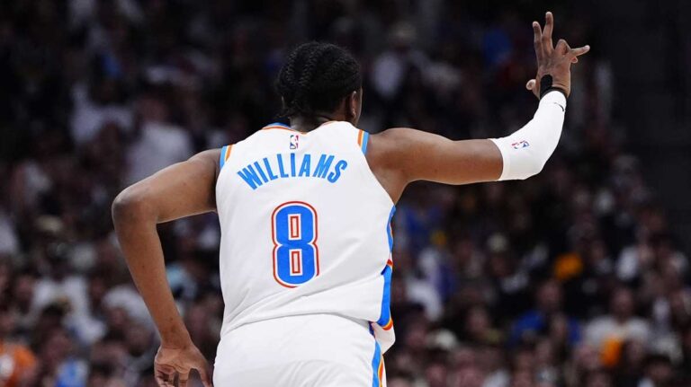 Jalen Williams retains him 100% on the use of late game 3 vs Nuggets