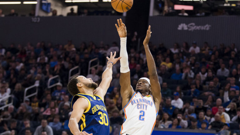 Shai Gilgeous-Alexander in Stephen Curri Company After After VCF