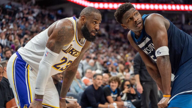 Anthony Edwards gives LeBron James Goats Praise After Shipping Lakers Home