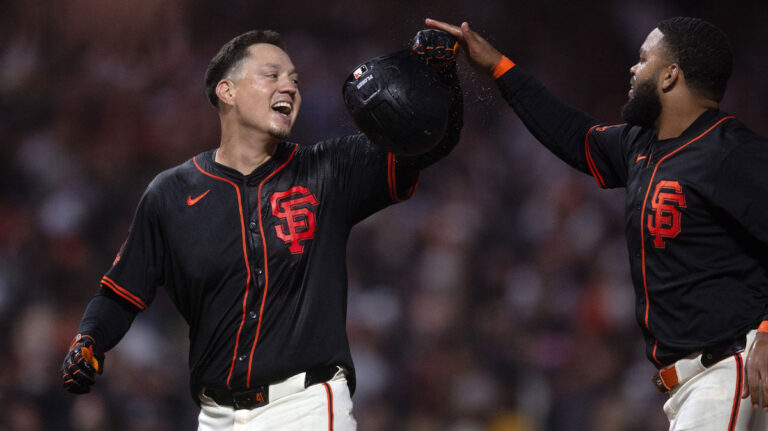 Wilmer Flores Stens MLB world with hallway