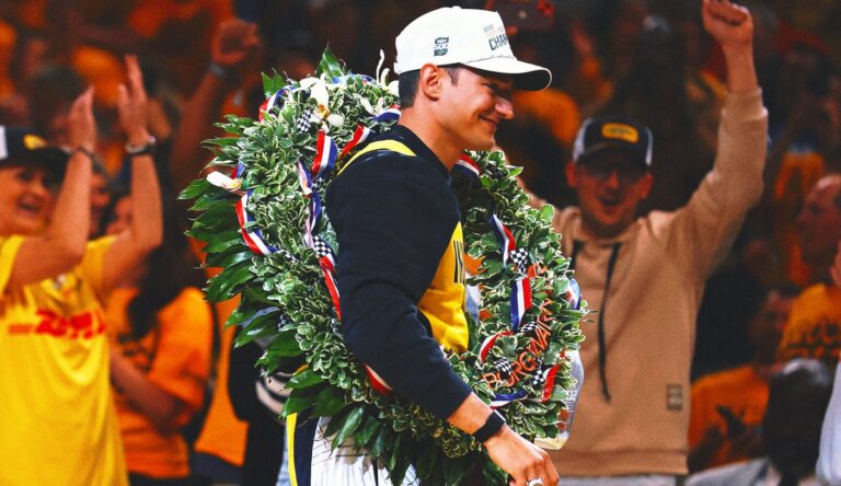 Indi 500 Champ Alek Palou takes in Knicks-Pacens, Caps with Big Indiana Sports Day