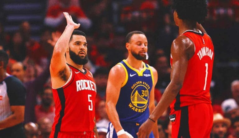 The rockets avoid elimination with warrior route in another chippy game