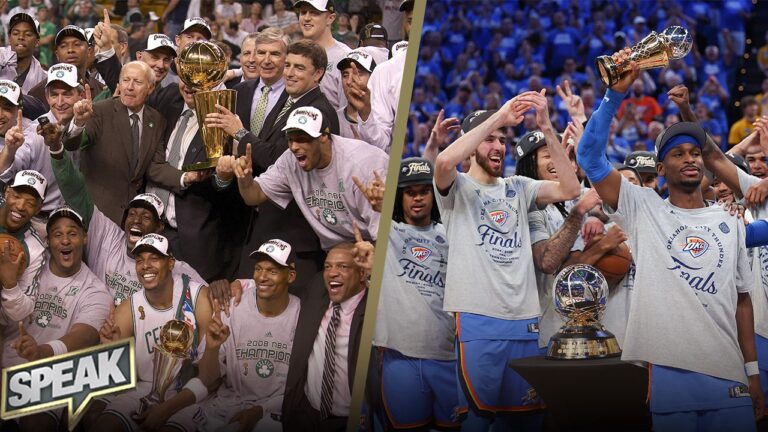 Paul Pierce compares Oklahoma City Thunder in his legendary 2008 Boston Celtics Team | Speak