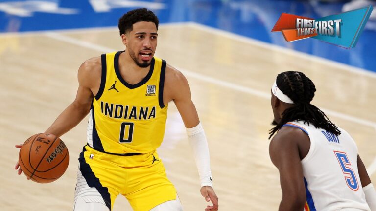 Pacers beat Thunder, is Tireesa Haliburton postsetzone “Most clutches ever”? | First things first