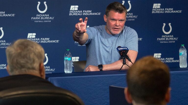 Carlie Irsai-Gordon sends Directive Chris Ballard, Shane Steichen