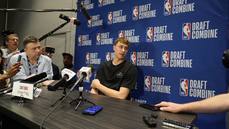 When Cooper Flagg visit Dallas before 2025. NBA draft