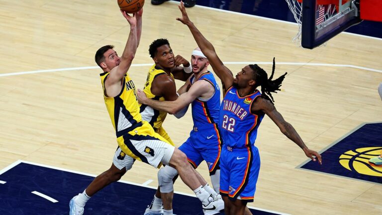 TJ McConnell’s Energy Sparks Indiana-Thunder game 3