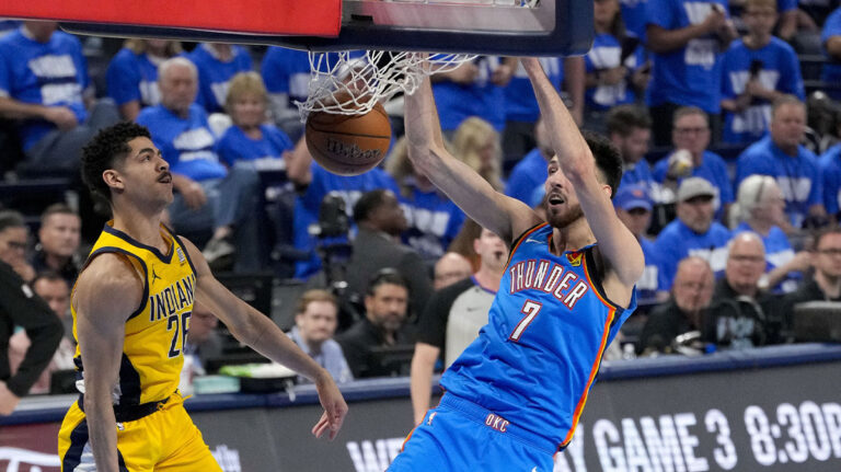 Large return return to Chet Holmgren, Attention Mark Daigneault