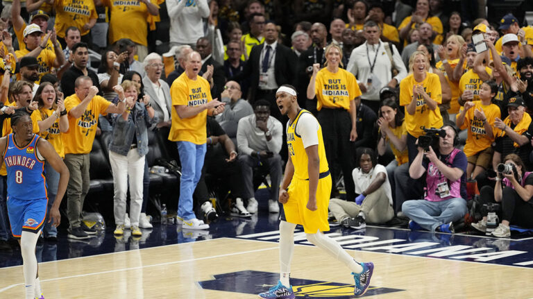 Mile Turner deals in the NBA final