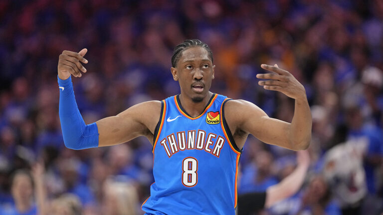 Jalen Williams gets 100% real on the wow setup of OKC