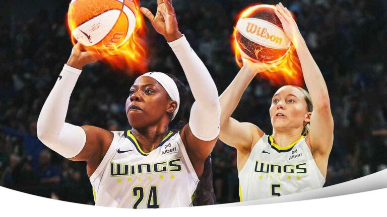 Paige Bueckers, Setting Arique Ogunbavala spoiled by ACES